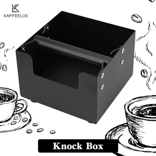 Espresso Knock Box, Stainless Steel Coffee Bag Container, With Steel Bracket And Noise Reducing Rubber Ring (M) - Image 2
