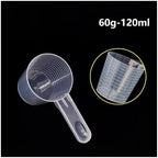 5PCS Plastic Measuring Spoon Set, Coffee Scoop with Scale - Image 2