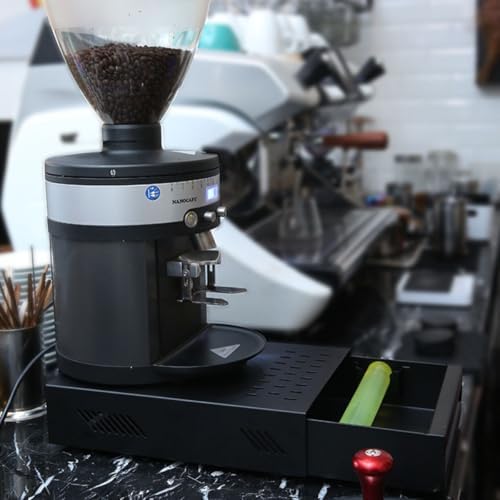 Coffee Knock Box Drawer, Stainless Steel Thickened Coffee Machine Grinder Discarded Coffee Grounds Coffee Powder for Coffee Shop Restaurant Home Bar, 7.1 x 11 x 2 in (Black) - Image 6