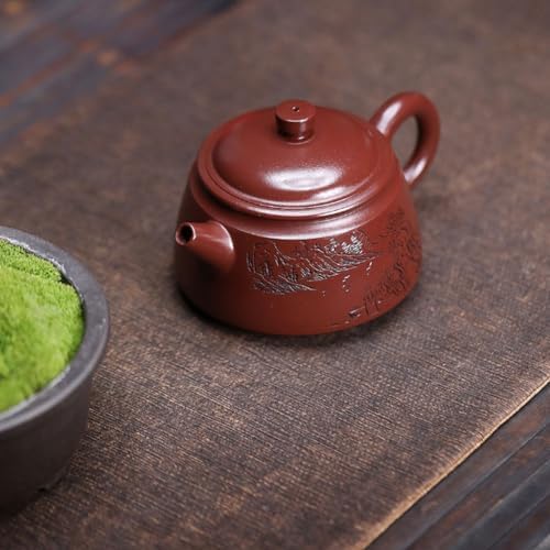 Tea Kettle Classic Purple Clay Office Kung Fu Tea Set Home Tea Room Purple Clay Teapot Ceramic Tea Infuser - Image 6