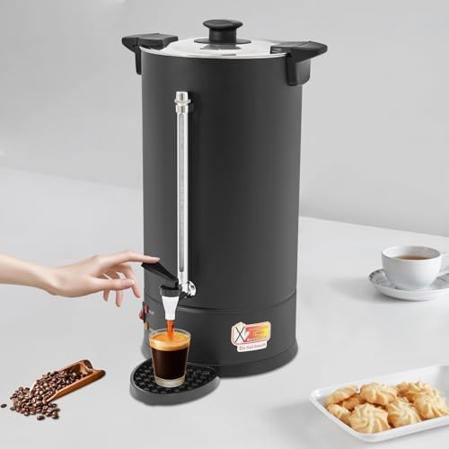 17L Commercial Coffee Urn,Stainless Steel Large Coffee Maker - Image 6