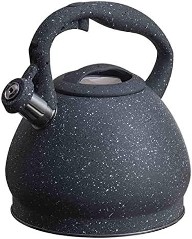 Stovetop Kettle 3L Large Capacity Tea Kettle Whistling Stainless Steel Teakettle for All Stovetop with Ergonomic Handle Teapot Kettles for Stove(A) by Unknown
