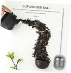 PRETYZOOM 3pcs Loose Leaf Tea Infuser Stainless Steel Tea Strainer Ball with Base for Home and Office Use Fine Mesh Design for Natural Filtering - Image 6