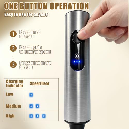 Rechargeable Milk Frother Handheld,Coffee Frother Drink Mixer wand - Image 4