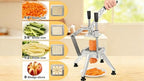 Commercial french Fry Cutter for Potatoes, Vegetable Chopper with 4 Stainless Steel Blades (1/4" 3/8" 1/2" & 8-Wedge), Heavy Duty Onion Dicer Professional Fruit Slicer for Restaurant & Home - Image 4