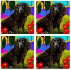 CafePress BOYKIN SPANIEL DOG LAKE Tumbled Stone - Set of 4 Coasters Set of 4 w/holder - Image 4