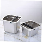 Stainless Steel Espresso Grinds Waste Bin for Homemade Coffee Residue - Image 7