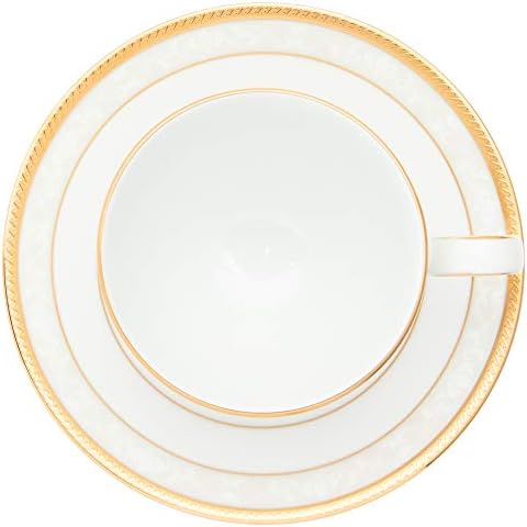 Noritake T91988/4335 Cup & Saucer (Coffee Tea) 8.5 fl oz (250 cc), Hampshire Gold Fine Porcelain - Image 6