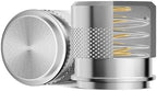 53mm Espresso Tamper, Maestri House Stainless Steel Barista Coffee Tamper for Espresso Machine, Spring-loaded Tamper Fits for 54mm Breville Portafilter Fits for 54mm Espresso Portafilter (Silver) by MaestriHouse