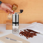 Manual Hand Coffee Bean Grinder Portable Stainless Steel Travel - Image 4