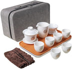 KEYDUACU Gaiwan Tea Set,Chinese Gongfu Tea Set,Portable for Adults,Travel by KEYDUACU