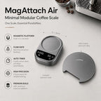 MagAttach Air Coffee Scale with Timer for Espresso & Pour Over - Image 2