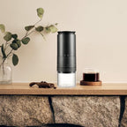 Portable Electric Coffee Grider with 40 Adjustable Levels Fine to Coarse Setting, Ceramic Conical Burr, for Home, Office, Travel, Camping, 1800mAH Rechargeable (black A, ceramic burr) - Image 3