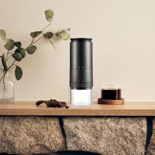 Portable Electric Coffee Grider with 40 Adjustable Levels Fine to Coarse Setting, Ceramic Conical Burr, for Home, Office, Travel, Camping, 1800mAH Rechargeable (black A, ceramic burr) - Image 3