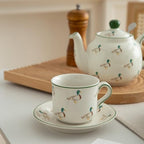 London Pottery Porcelain Coffee Cup with Saucer 220ml/7.4oz, British Teacup Set for Latte, Cappuccino, Espresso, Tea Party Wedding Birthday Housewarming Gift (Duck，Cup and Saucer, 220ml) - Image 3