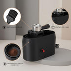 Diydeg Electric Portafilter Cleaning Machine, Portafilter Cleaner, Coffee Cleaning Box Spill Proof Hard Clean Brush Tool for Home or Commercial Coffee Bar - Image 3