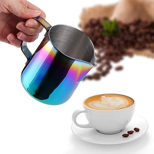 350ml Stainless Steel Milk Frothing Pitcher Frothing Pitcher Frothing Pitcher Coffee Cup Latte Art Milk Frother - Image 2
