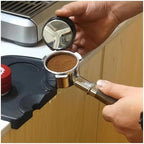 54mm Coffee Bottomless Portafilter ，Compatible For Breville， Sage 870 878 880 With Replaceable Filter Basket Home Kitchen Barista Accessories(53MM Dual Head Black) - Image 7