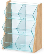 Coffee Bar Organizer, 6-Slot Condiment Station for Sugar, Creamer, Pods Set by Unknown