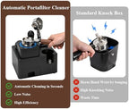 CAFEMASY Electric Espresso Coffee Puck Sucker Automatic Knock Box Espresso Coffee Portafilter Cleaner with Espresso Accessories Tool Organizer 58mm Tamping Station - Image 4