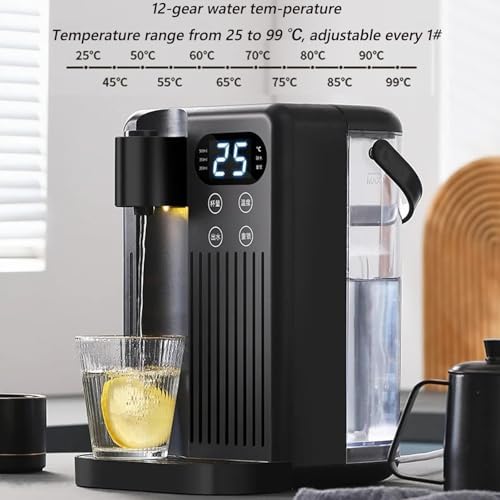 Electric Hot Water Dispenser,Instant Boiling Kettle, 3L Tank, Quick Heating in 3 Seconds, 12 Temperature Settings, 8 Volume Controls - Image 4