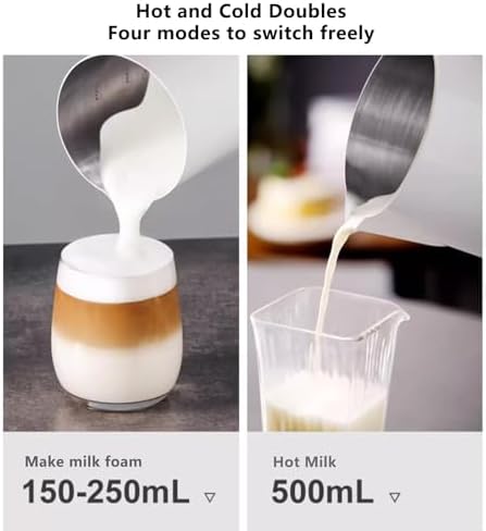 Full-Automatic Steam Boiling Water Frothing Machine,500ml Commercial Steam Milk Frother Machine,for Cappuccino,Latte - Image 3