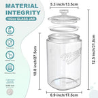 Ritayedet 1.5 Gallon Glass Cookie Jar with Airtight Lid, Large Glass Jar - Image 4