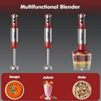 Immersion Blender Handheld 1200W, 20-Speed 5-in-1 Handheld Mixer - Image 2