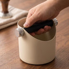 ibasenice Espresso Grounds Coffee Knock Box with Silicone Removable Rod - Image 5