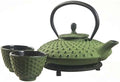 New Star International T8120 Cast Iron Mocha Tea Set with Trivet, 27 Ounce, Green by MVTrading