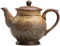 Tea Pots For Loose Tea Ceramic Kung Fu Tea Set Teapot Living Room Household Large Teapot Engraved Retro Hand-held Pot Tea Infuser Pot by Unknown