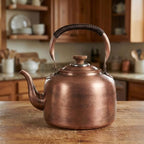 Tea Kettle Stovetop Whistling Copper Tea Pot for Stove 3.5QT Teapot Kettle by Unknown
