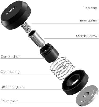 MATOW Spring Loaded Palm Tamper Fits 58mm Portafilter - Image 5
