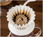 1pc Ceramic Coffee Filter Dripper, Cupcake Pour Over, Permanent Hand Brewed Cup Accessory(Coffee Filter) - Image 3
