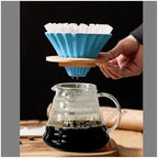 For 1-2 Cups Reusable Funnel Hydraulic Dripper Accessories,Coffee Dripper Ceramic Coffee Filter Cup Maker(Colorful) - Image 6