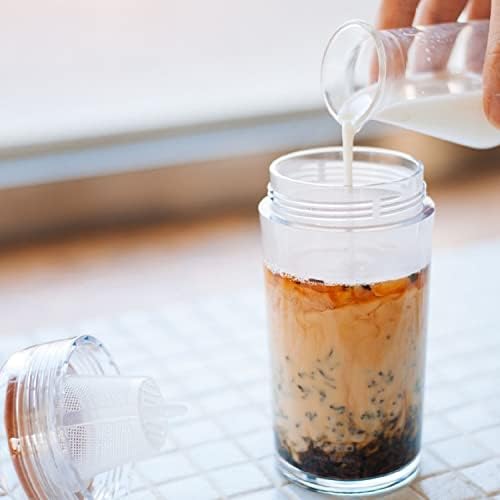 Hario Cold Brew Tea Portable Bottle, 400ml, Smoky Pink - Image 6