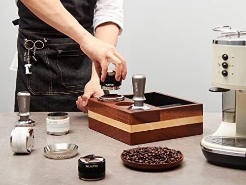 IKAPE 58.5mm Espresso Tamper, Premium Barista Coffee Tamper with Calibrated Spring Loaded, 100% Stainless Steel Base Tamper Compatible with Espresso Machine Rancilio, Gaggia Bottomless Portafilter - Image 5