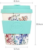Ecoffee Cup 8oz (240ml) Reusable Coffee Cup – PLA Plant-Based Travel Mug with Silicone Lid, Melamine Free & Dishwasher Safe – Little Canning - Image 3