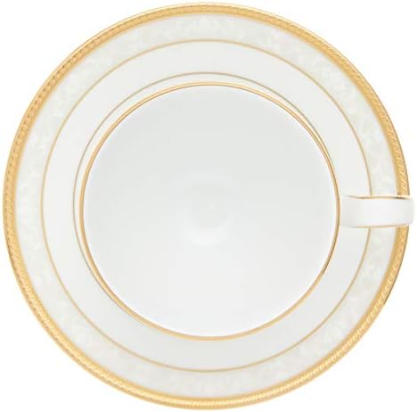 Noritake P91988/4335 Cup & Saucer (Pair) (COFFEE & TEA COFFEE) 250cc Hampshire Gold 2 Guests Fine Porcelain - Image 7