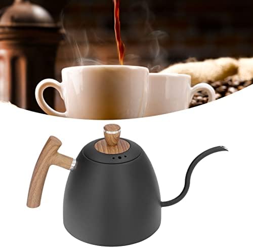 Pour Over Coffee Kettle, 800ml Stainless Steel Tea Pot for Stovetop Gooseneck Kettle Black Small Water Pots for Tea, Pour Over Dripper Coffee Pot for Home Kitchen - Image 5