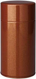 Tokyo Matcha Selection - Azuma-nuri Steel Tea Caddy can - 2 Size - 3 coior - for Tea Leaf [Standard Ship by SAL: NO Tracking Number & Insurance] (Red, L) by Tokyo+Matcha+Selection