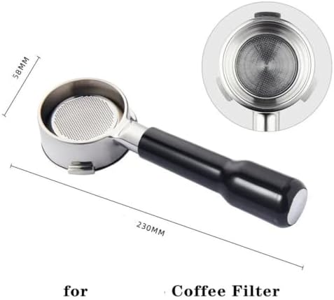58 MM 3ears Bottomless Portafilter,Compatible With Barsetto,Compatible With Oster,Coffee Machine Stainless Steel Espresso Handle Filter Barista Tool(58mm-C2) - Image 7