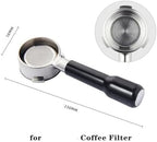 58 MM 3ears Bottomless Portafilter,Compatible With Barsetto,Compatible With Oster,Coffee Machine Stainless Steel Espresso Handle Filter Barista Tool(58mm-C2) - Image 7