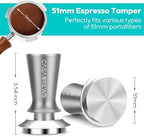 CASABREWS Espresso Machine 20 Bar, Professional Espresso Maker with Milk Frother Steam Wand & Espresso Tamper 51mm, Premium Calibrated Espresso Coffee Tamper - Image 5