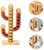 Cactus-shaped Bamboo Coffee Capsule Holder Rack for Office Bar Decor - Image 7