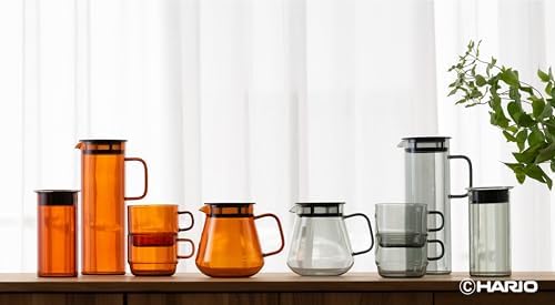 Hario Color Glass Coffee and Tea Server, 600ml Amber - Image 4