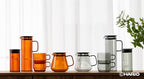 Hario Color Glass Coffee and Tea Server, 600ml Amber - Image 4