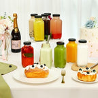 CUCUMI 24pcs 16oz Glass Juice Bottles with Lids - Image 7