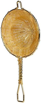 Pure Copper Tea Infuser Strainer, Reusable Loose Leaf Tea Filter, Double - Layer Fine Mesh Design for Home Office Use with Stylish Hand - Woven Hollow Shape - Image 5