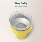 REDUCE Saltini 16oz Margarita Tumbler - Insulated Cocktail Glass with Lid - Image 4